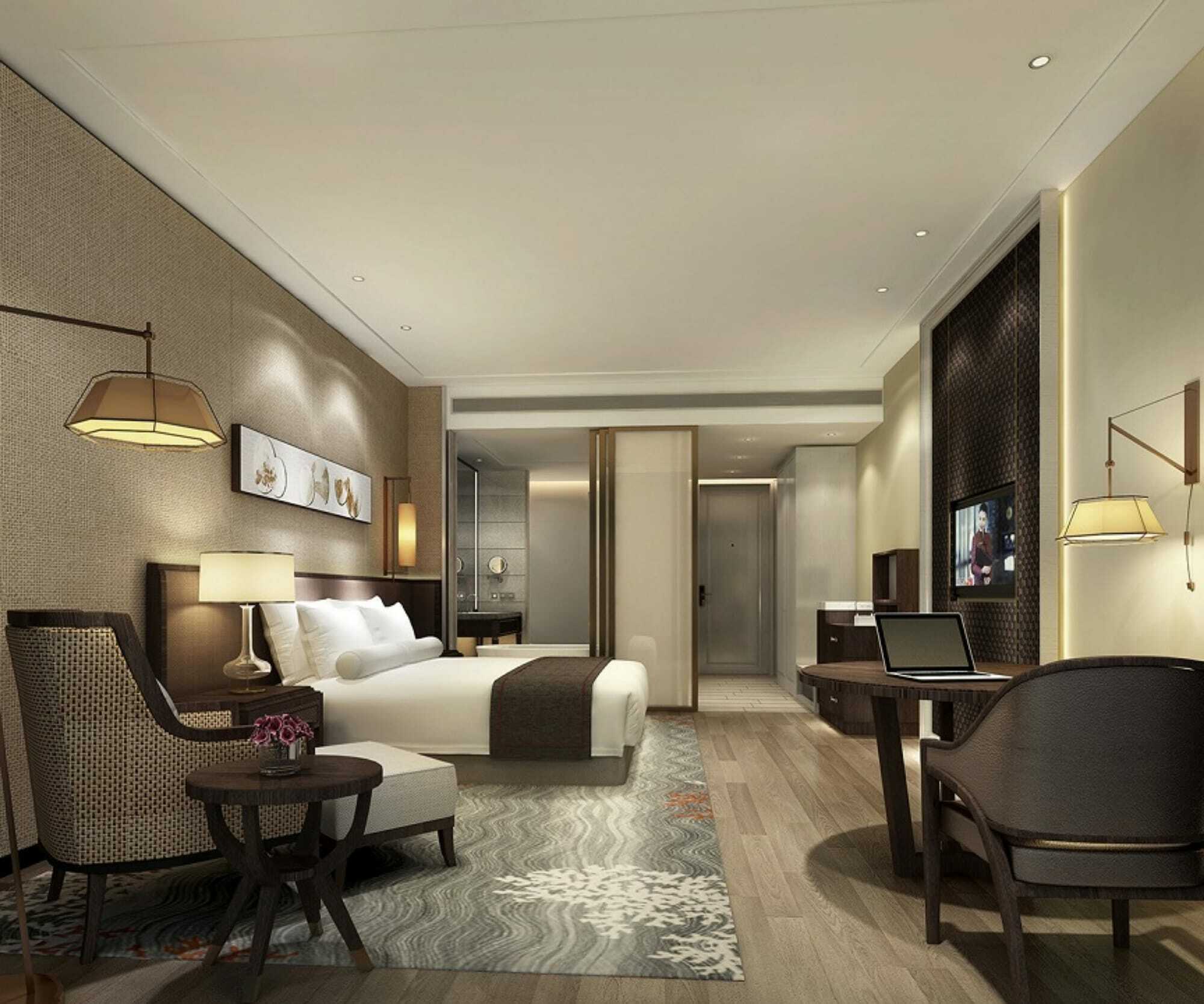 Wanda Realm Qingdao Movie Metropolis Hotel Екстериор снимка
