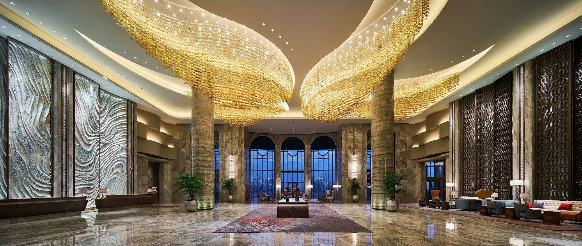 Wanda Realm Qingdao Movie Metropolis Hotel Екстериор снимка